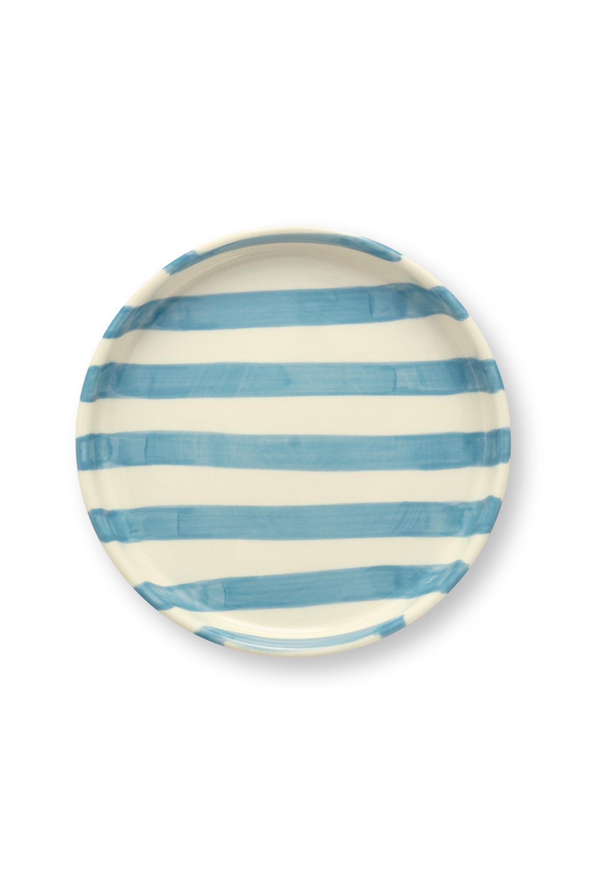 VT Wonen Stripes Gebaksbord 13 cm Blauw