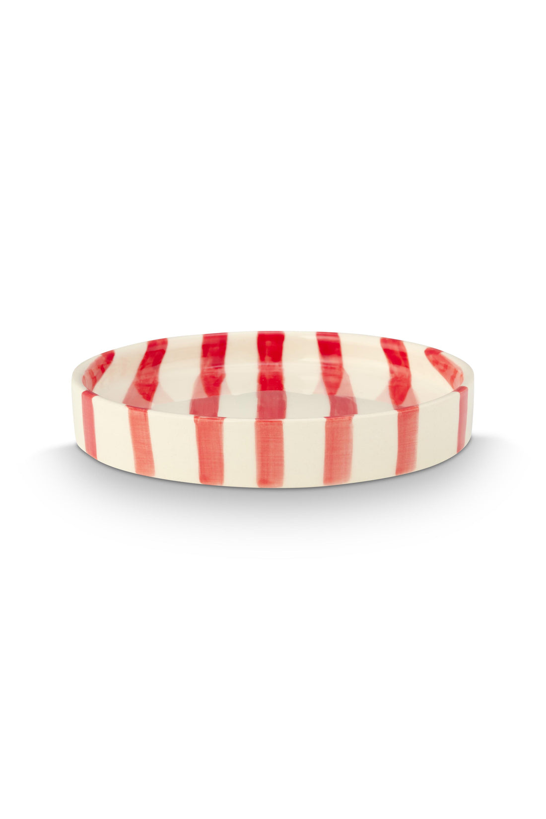 VT Wonen Stripes Kuchenteller 13 cm Rot