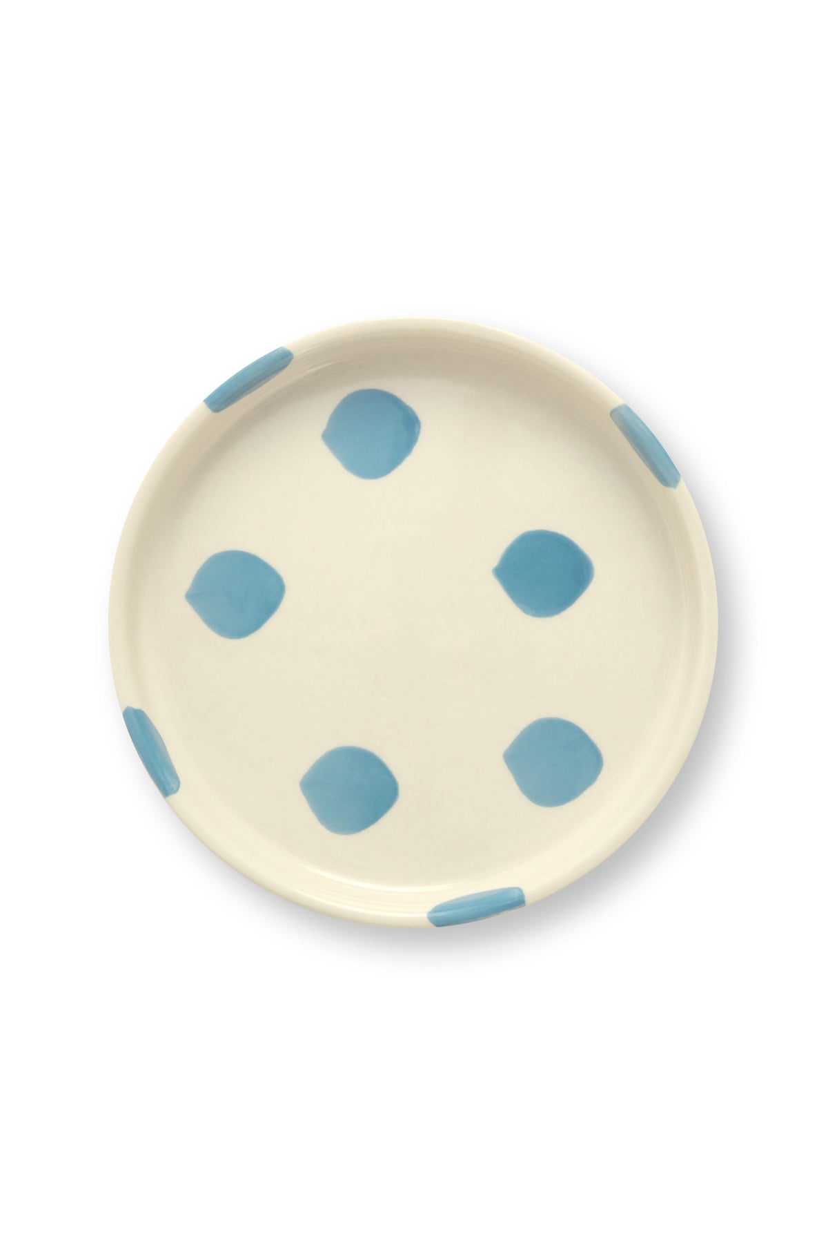 VT Wonen Dots Gebaksbord 13 cm Blauw