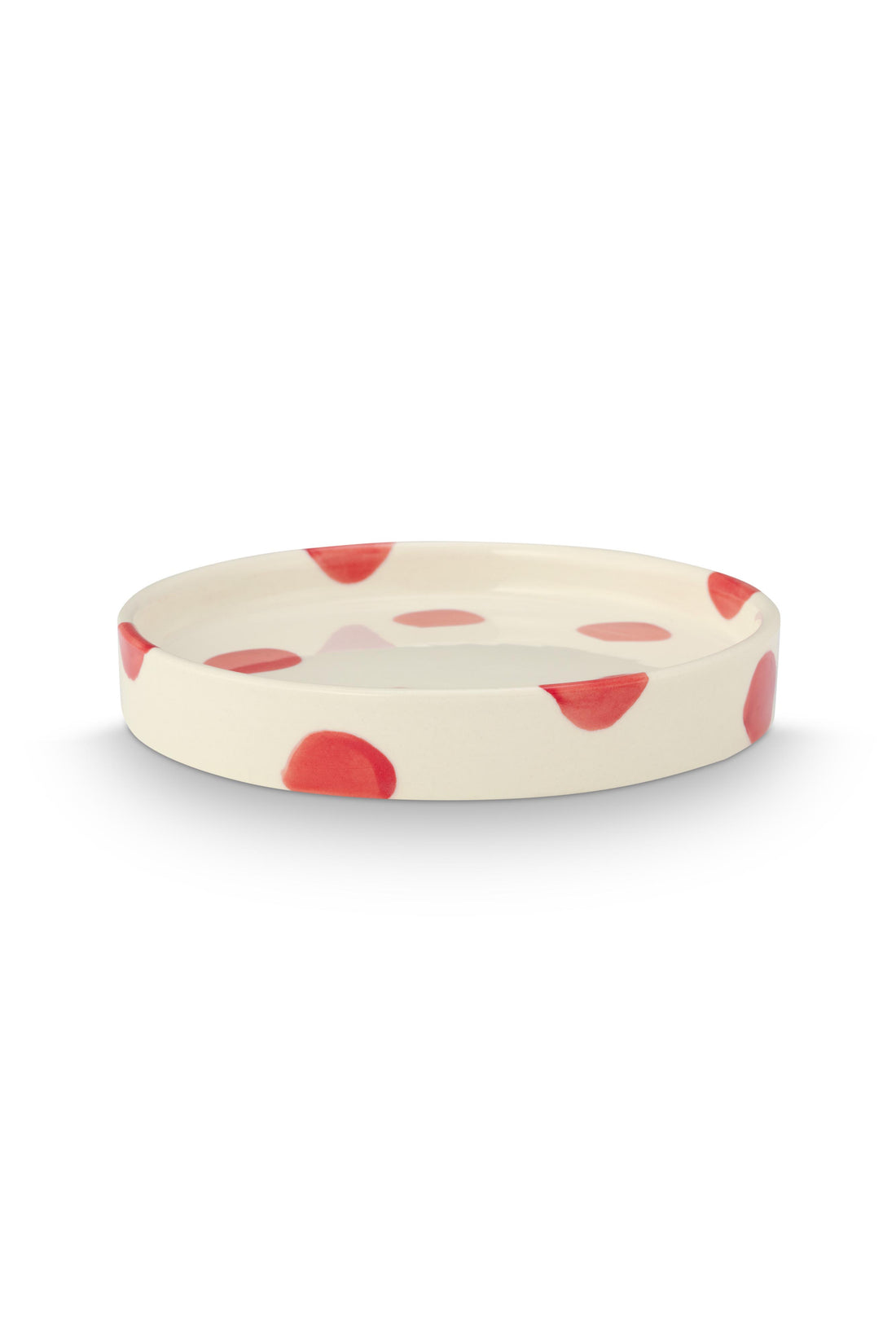 VT Wonen Dots Kuchenteller 13 cm Rot