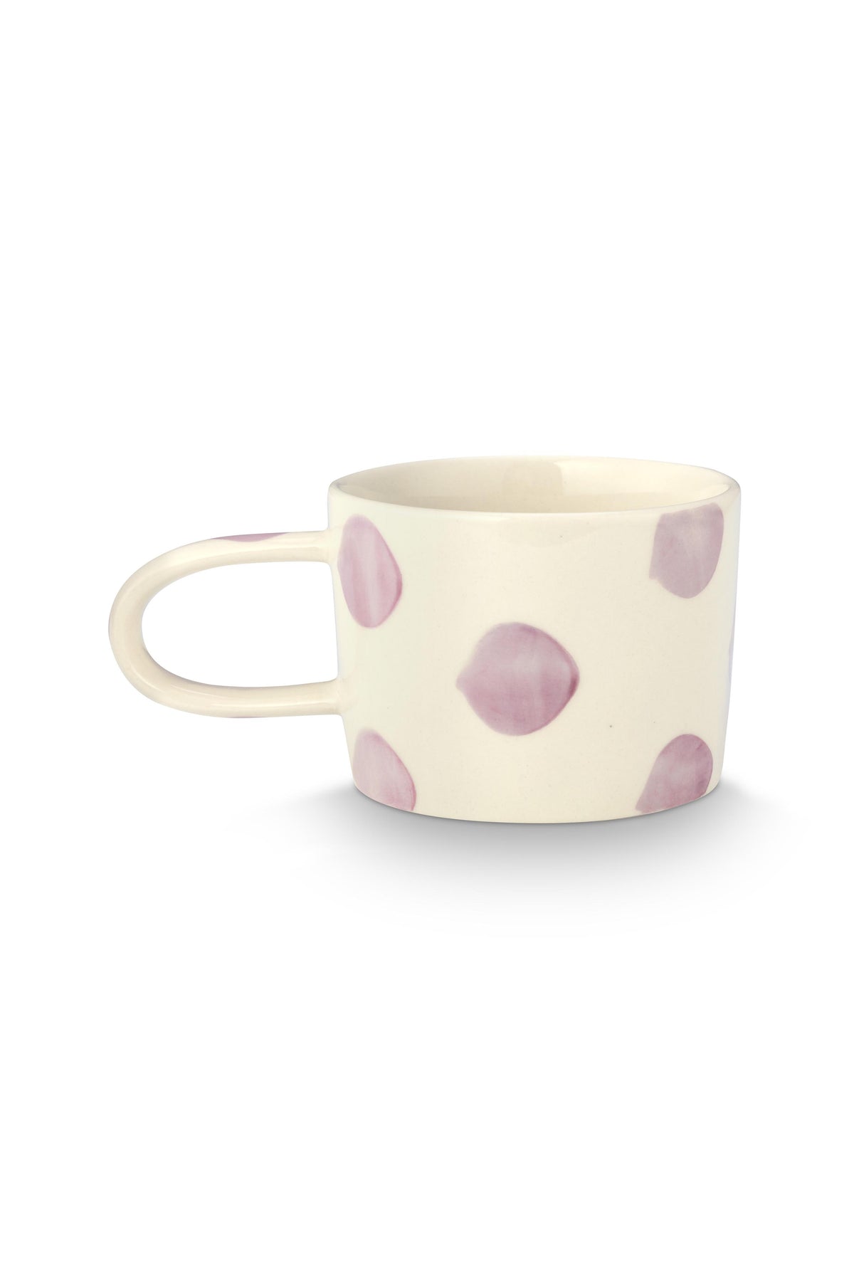 VT Wonen Dots Mok Lila 350 ml – Keramiek Handbeschilderd