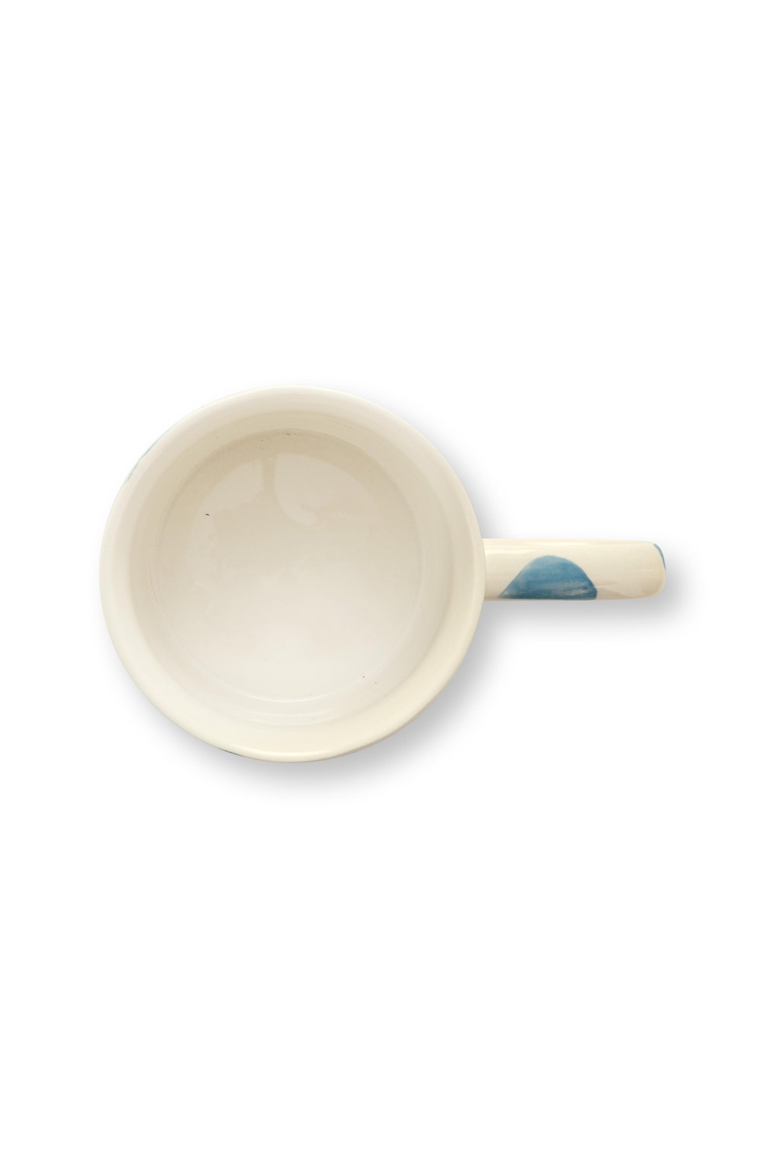 VT Wonen Dots Mok Blauw 350 ml – Keramiek Handbeschilderd