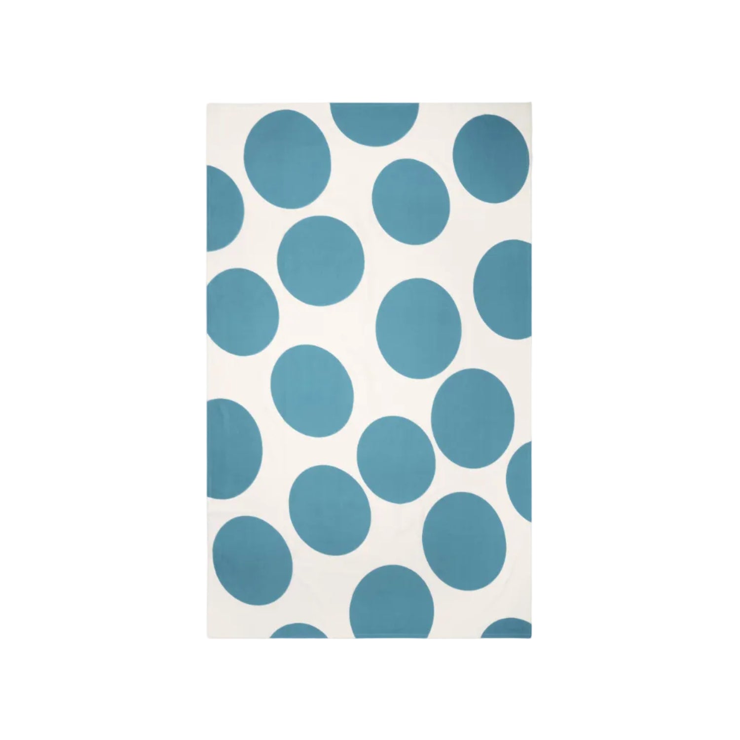 VT Wonen tafelkleed Dots in blauw met stippenpatroon, gemaakt van 100% katoen.