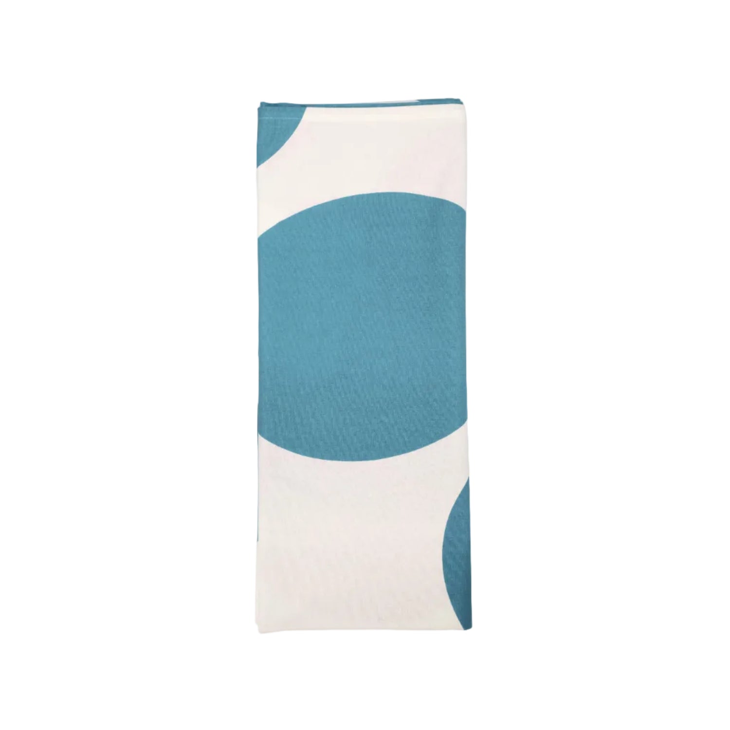 VT Wonen tafelkleed Dots in blauw met stippenpatroon, gemaakt van 100% katoen.