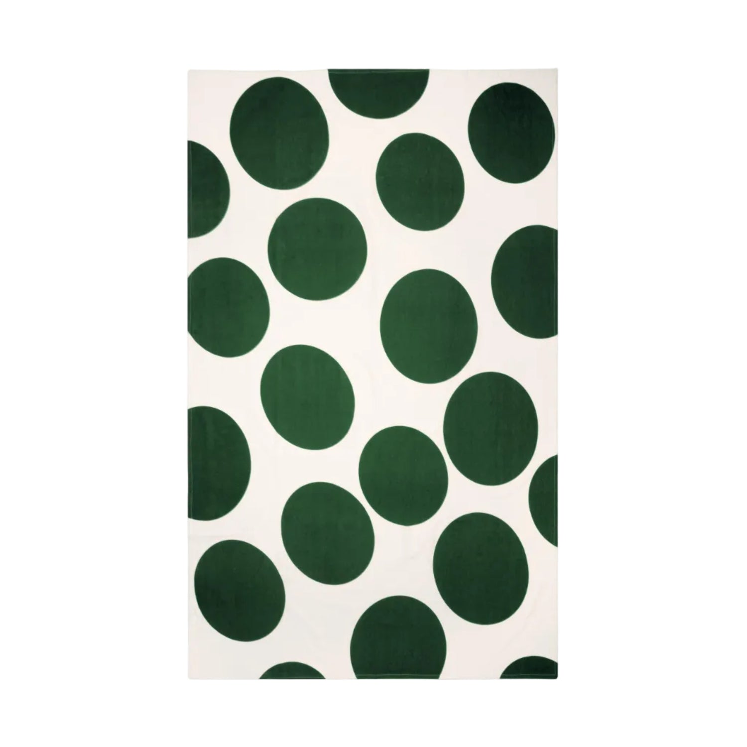 VT Wonen tafelkleed Dots in groen met stippenpatroon, gemaakt van 100% katoen.