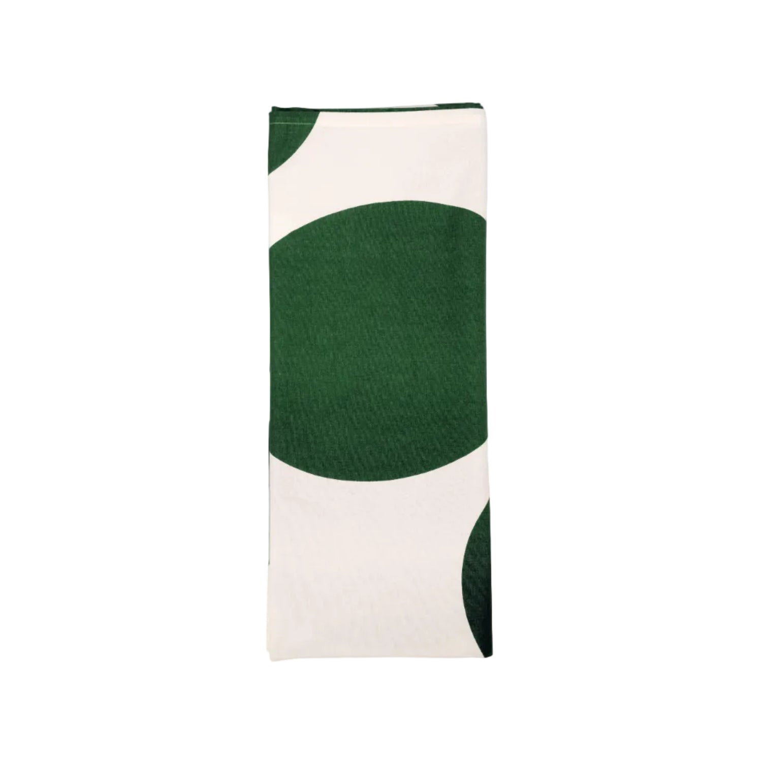 VT Wonen tafelkleed Dots in groen met stippenpatroon, gemaakt van 100% katoen.