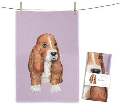 Maluu Basset – Geschirrtuch Basset Hound