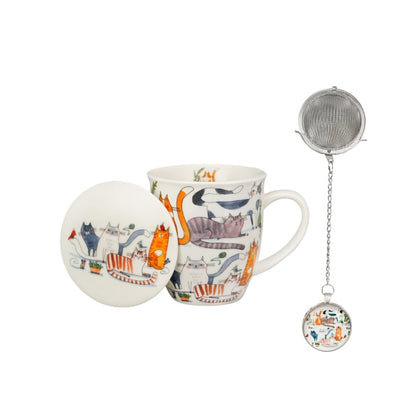 Duo Gifts Teeset „Lazy Cats“ – 400 ml