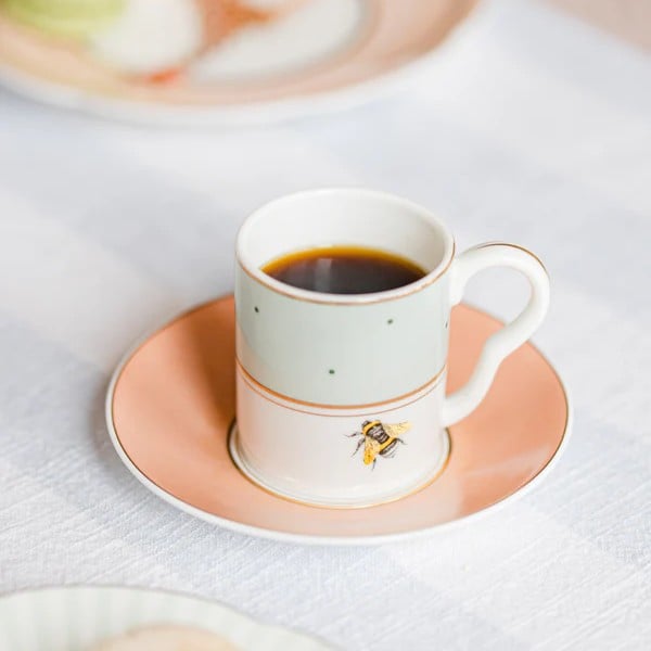 Yvonne Ellen London Espresso Cup &amp;amp; Saucer Set/2 - Slogan