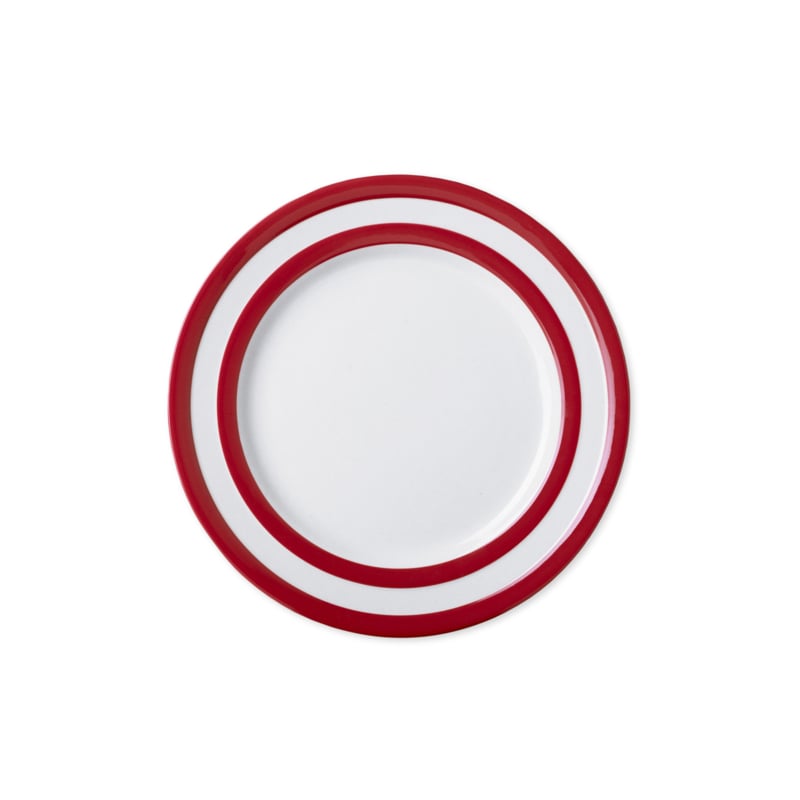 Cornishware Red breakfast plate ⌀22cm