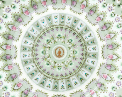 Pip Studio Lily &amp; Lotus Light Green gebaksbordje - ⌀17cm