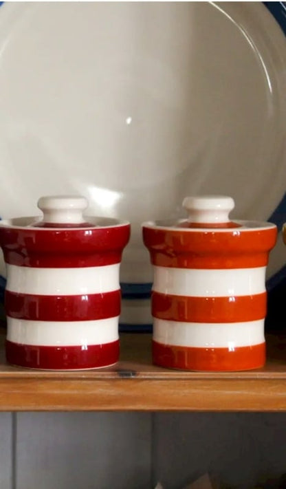 Cornishware Red Spice Jar