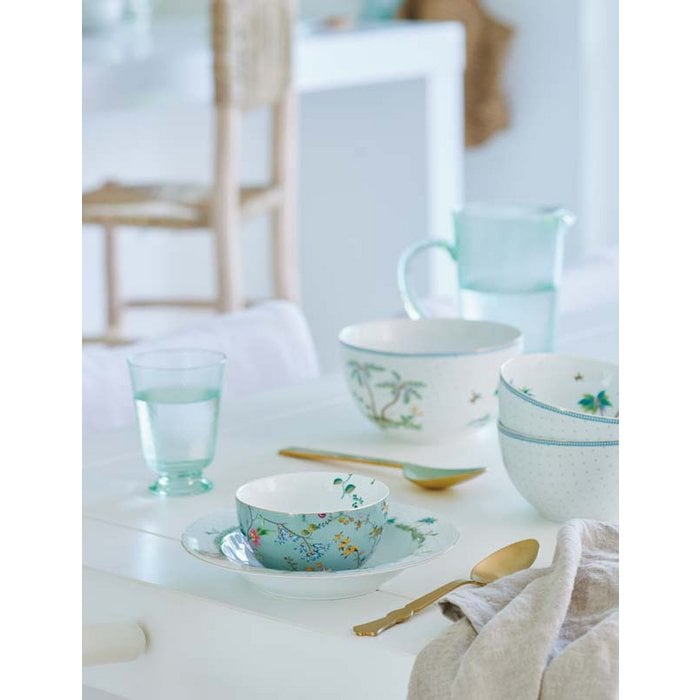 Pip studio Jolie Dots Gold Wit Dinerbord - ⌀26.5cm