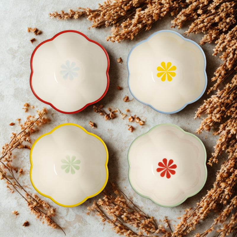 Klevering Amsterdam Folk Kommen Set/4 - ⌀12.5cm