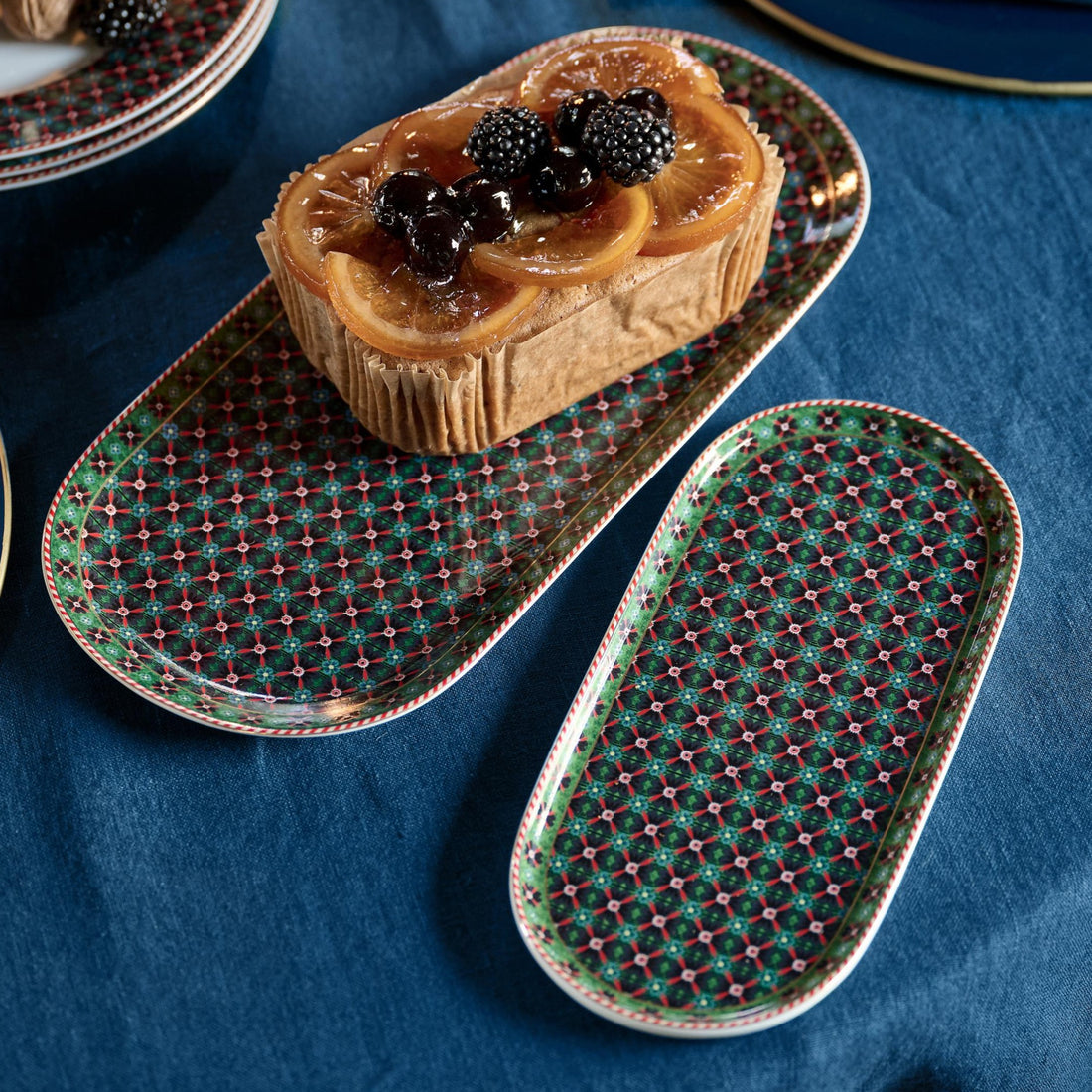 Pip Studio Berry Blues Serveerschaaltje - 25x12cm