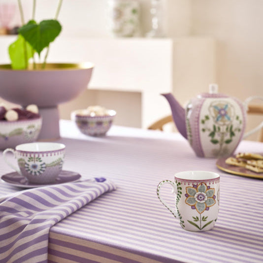Pip Studio Lily &amp;amp; Lotus Purple Mugs set of 2 - 145ml