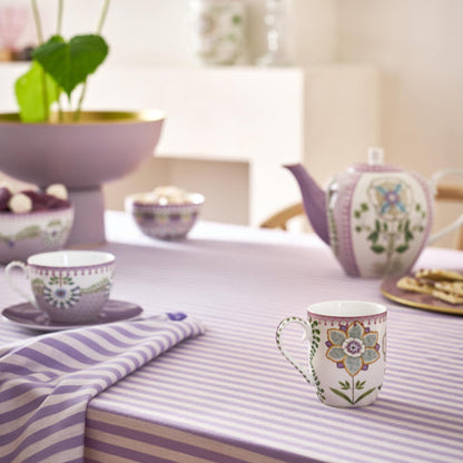 Pip Studio Lily &amp;amp; Lotus Purple Mugs set of 2 - 145ml
