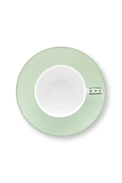 Pip Studio Lily &amp;amp; Lotus Light Green set of two espresso cups - 120ml