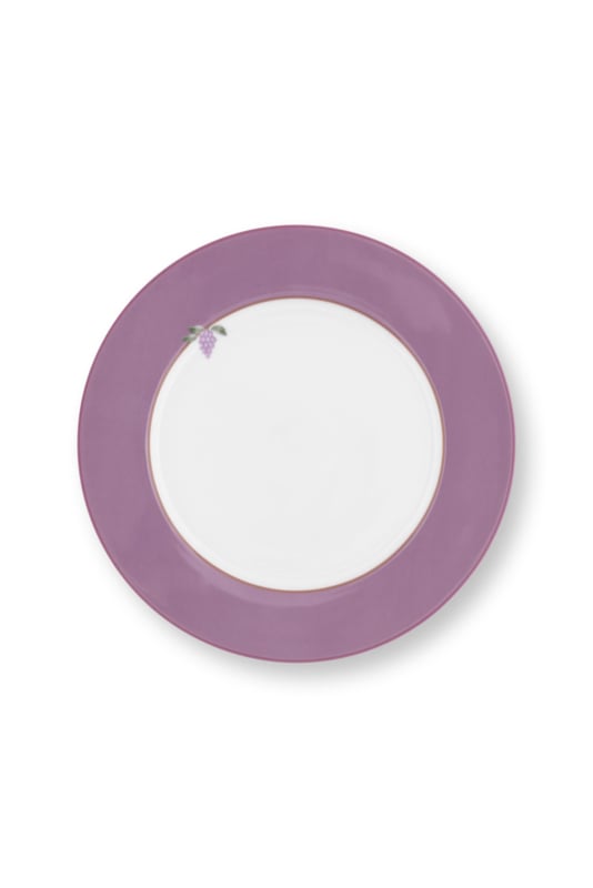Pip Studio Lily&amp;amp;Lotus breakfast plate 21cm - Uni Lilac