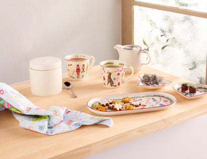 Maxwell en Williams Kerst ontbijtbord  Hond - 20cm