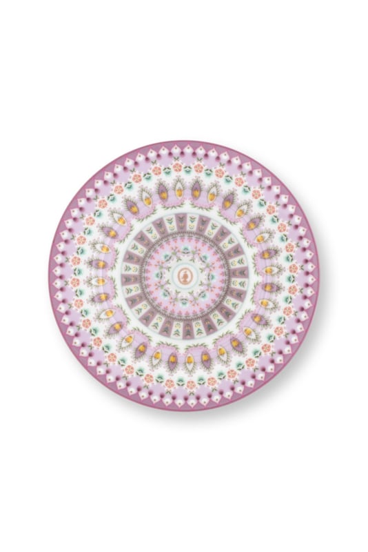 Pip Studio Lily &amp;amp; Lotus Cake Plate Lilac - ⌀17cm