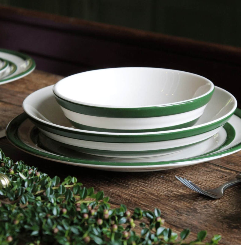 Cornishware Adder Green pastabord -  ⌀24cm