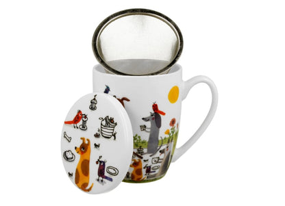 Duo Gifts Dogs World „Picknick“-Teeset für Hunde – 360 ml