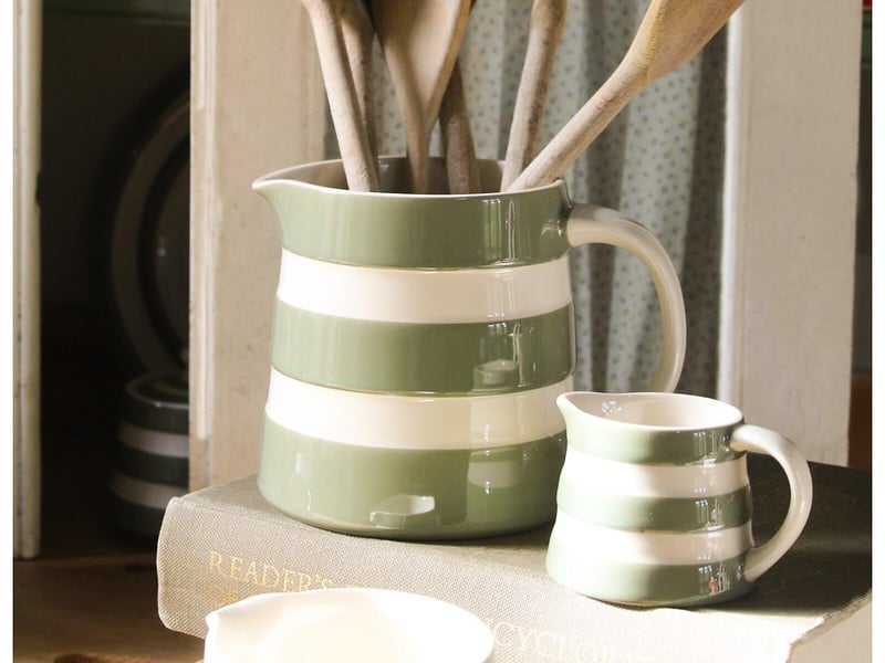Cornishware Milchkännchen in Weidengrün, 280 ml