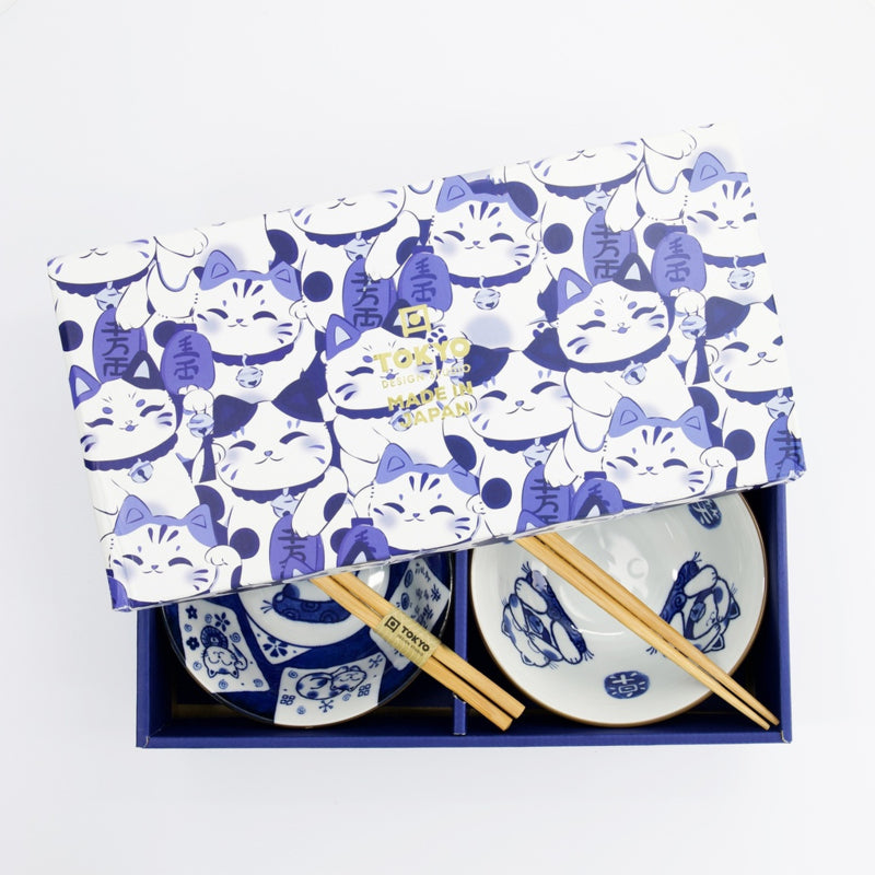 Tokyo Design Tayo bowl Kawaii Cat set/2 - 500ml