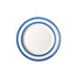 Cornishware Cornishblue ontbijtbord - diameter  22cm - blauw wit gestreept keramiek bord