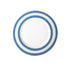 Cornishware Cornish Blue dinerbord - diameter 28cm - blauw wit gestreept bord - handbeschilderde blauwe strepen
