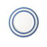 Cornishware Cornish Blue dinerbord diameter 28cm - blauw wit gestreept - blauw strepen zijn handbeschilderd - vaatwasserbestendig