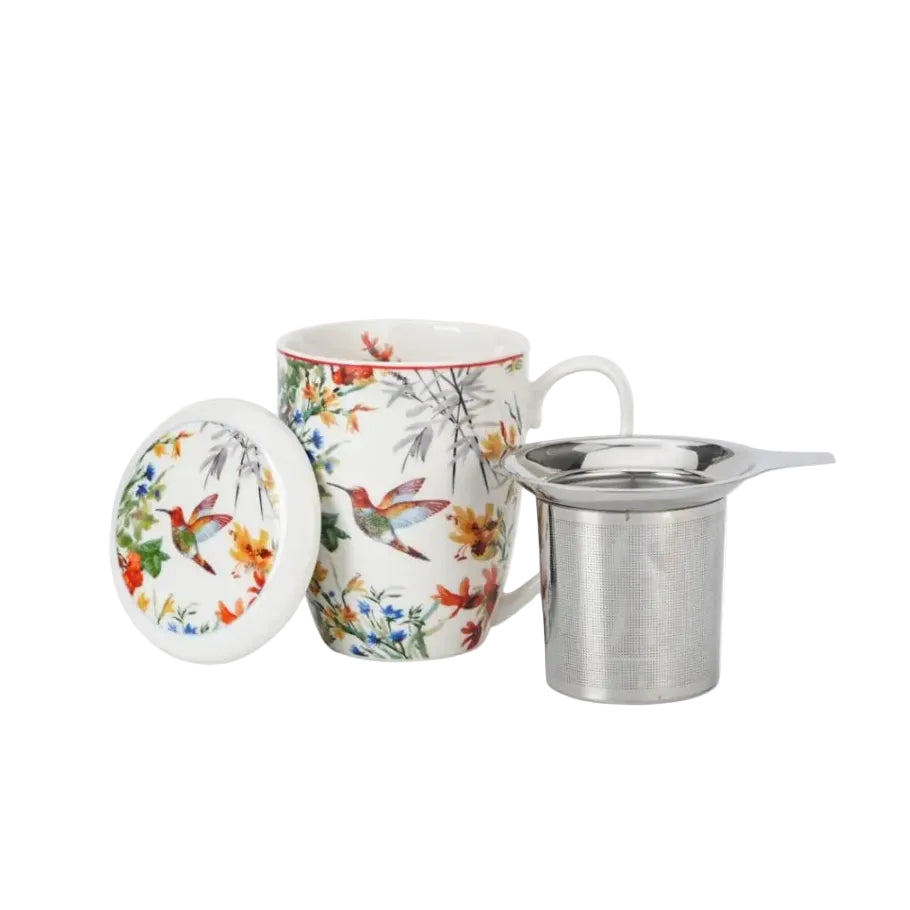 Duo Gifts Wild Flowers Theeset met Mok, Filter en Deksel