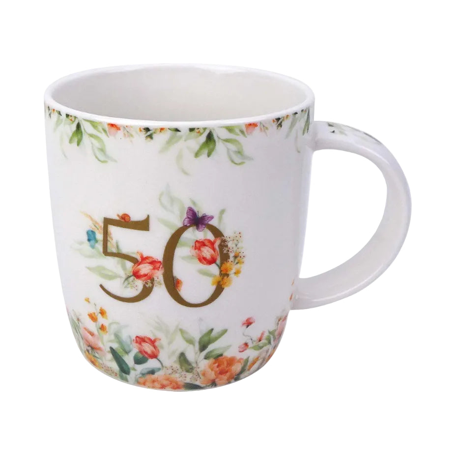 Duo Gifts Tasse zum 50. Jahrestag – Porzellantasse 400 ml