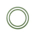 Dinerbord groen gestreept Cornishware Willow Green bovenkant