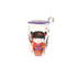 Eigenart Teaeve Geisha fire dubbelwandige theebeker met een geisha in rood 