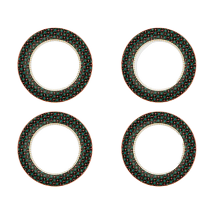 pip studio berry blues ontbijtborden set van vier diameter 23cm porselein