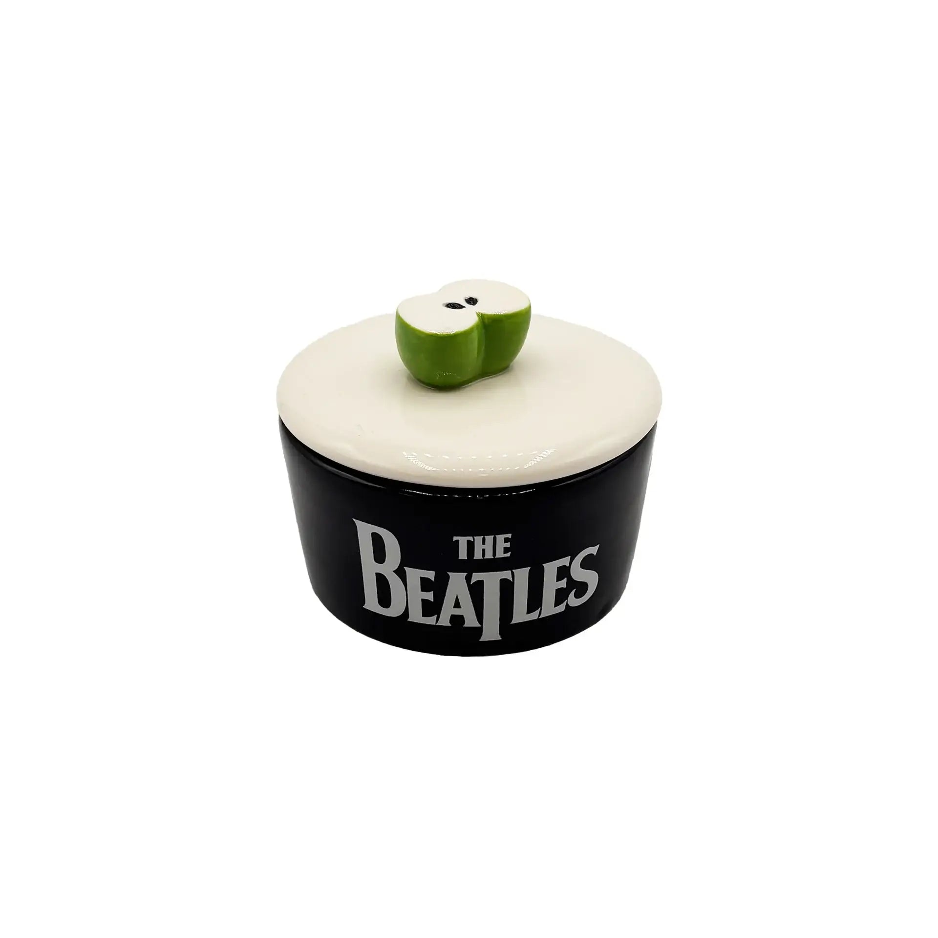 Voorraadpotje Beatles met 3 D Groene appel van House of Disaster
