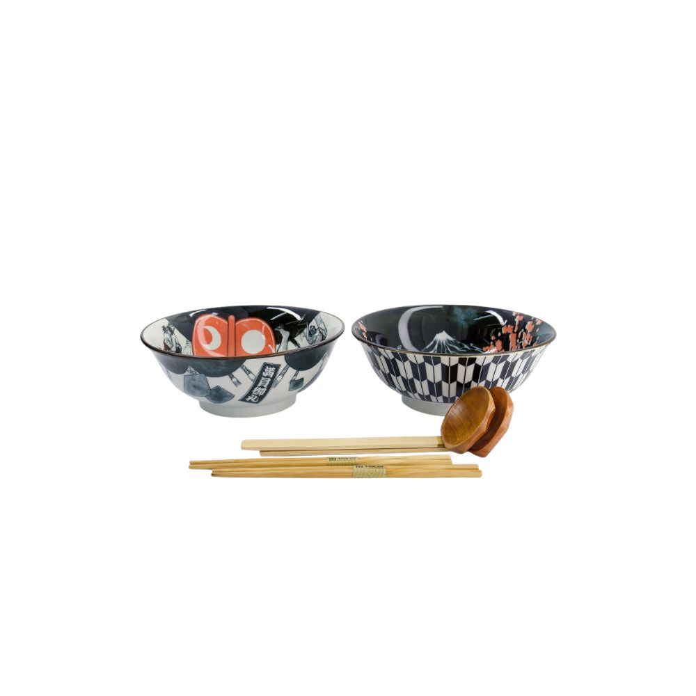 Tokyo Design Asakusa Ramen Kom Ninja Set/2 – 1250 ml zijkant