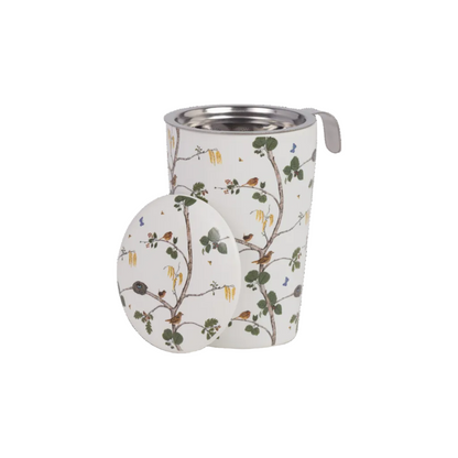 Eigenart Teaeve Merla double-walled tea mug birds and branches 350 ml