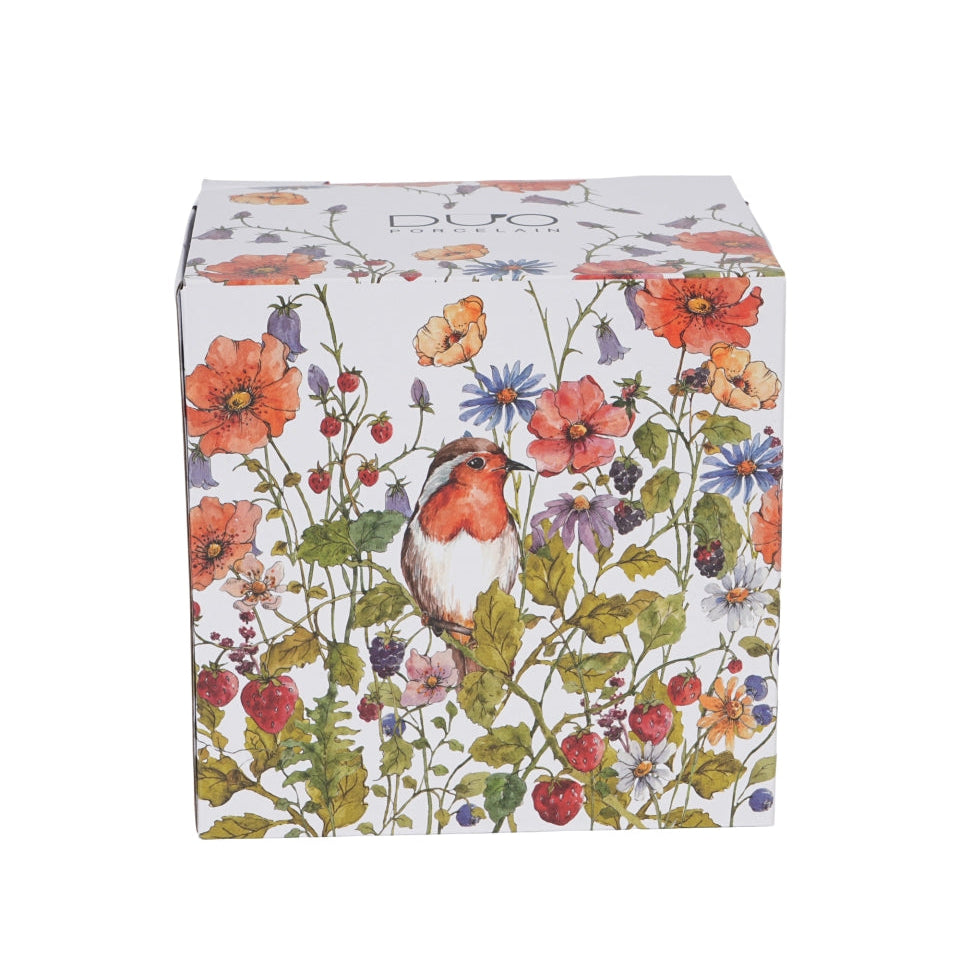 Duo Gifts Wild Bird Tea for One Roodborstje | Cornelia Servies Duo Gifts Wild Bird Tea for One Roodborstje | Cornelia Servies