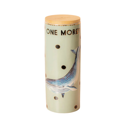 Voorraadpot hoog walvis groen Yvonne Ellen London