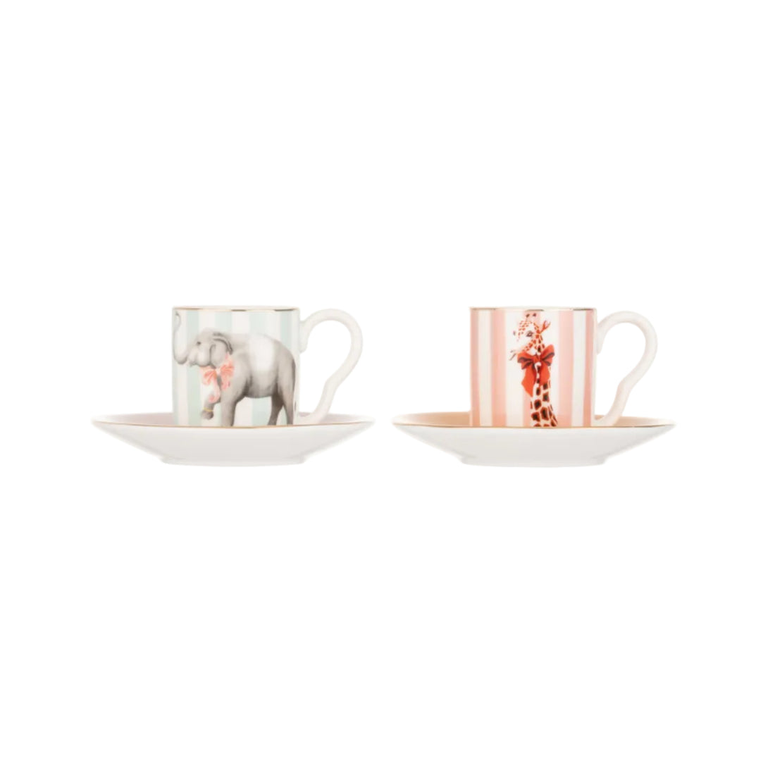 espresso.set.safari.giraffe.olifant.Yvonne.Ellen London