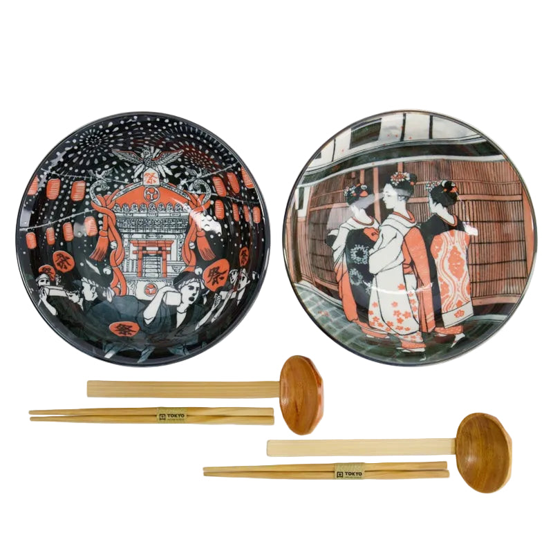Tokyo Design Asakusa Ramen Kom Geisha set/2 - 1250 ml