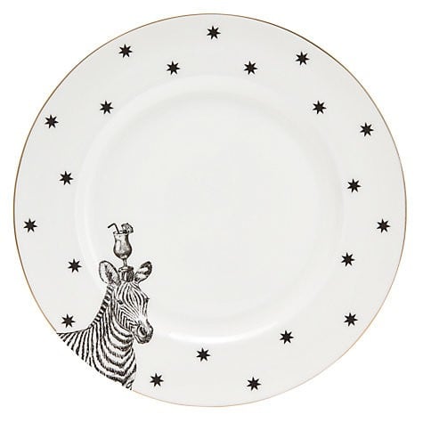 Yvonne Ellen Gebaksbord Zebra - ⌀16cm