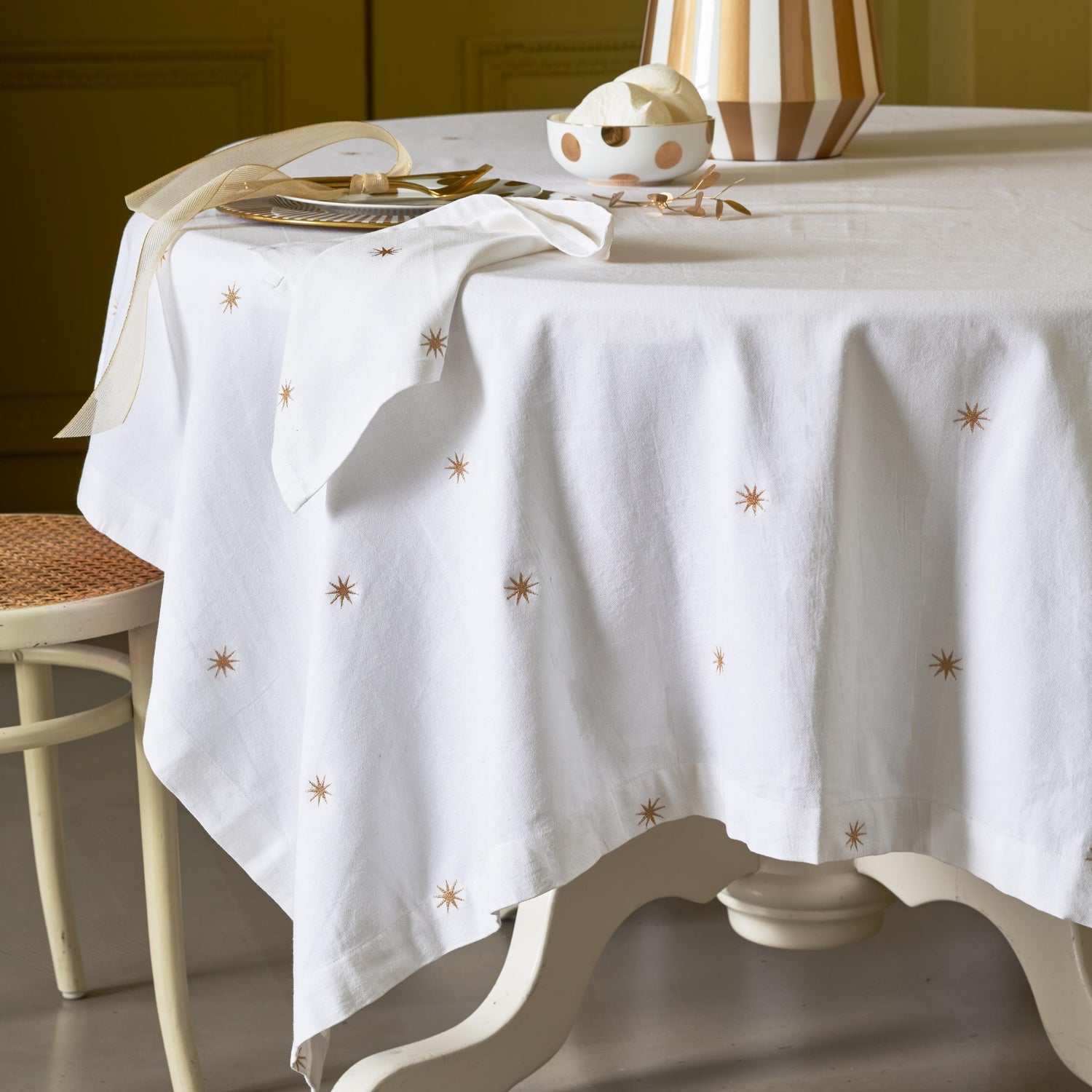 Pip Studio Tafelkleed Wit - 160x250cm