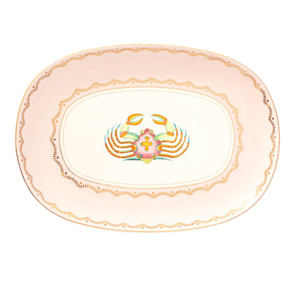 Yvonne Ellen London Krabben-Servierplatte - 34 cm x 24 cm