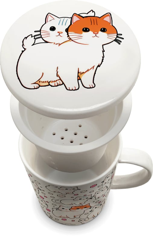 Edo Japan Theemok Set Cats - 300ml