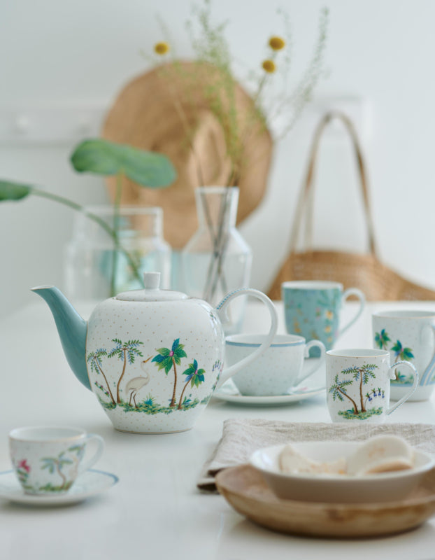 Pip Studio Jolie Wit Theepot - 1.6 ltr