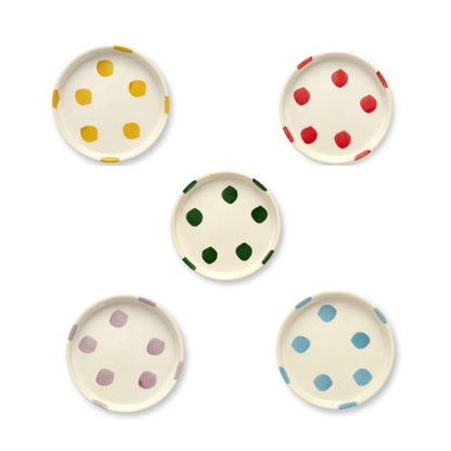 VT Wonen Dots Kuchenteller-Set 13 cm 5 Farben